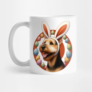 Jagdterrier Delights in Easter with Bunny Ears Mug